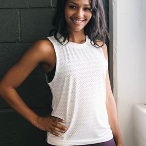 Zyia Active White Chill Tank Small